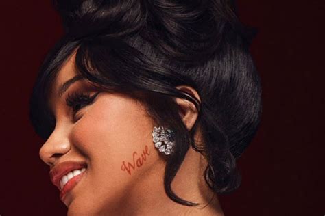 Cardi B premiers her brand new 'face-tatt' in honor of her son Wave | Marca