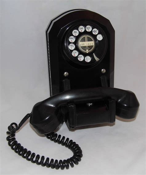 Vintage Western Electric L5000 AO Bakelite Rotary Dial Wall Mount Telephone, Made In USA | Telephone