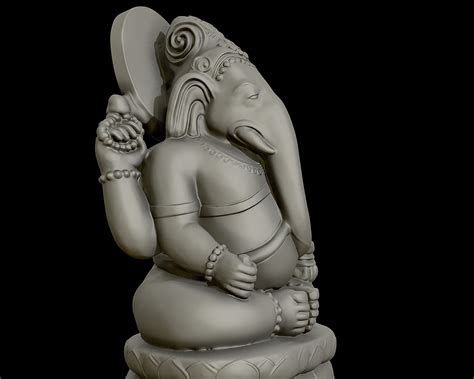 Ganesh 3D sculpture 3D model 3D printable | CGTrader