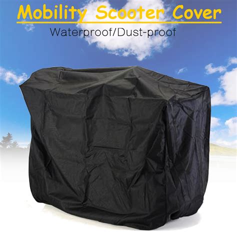 Extra large waterproof dustproof cover black for mobility scooter 150x116x80cm Sale - Banggood.com