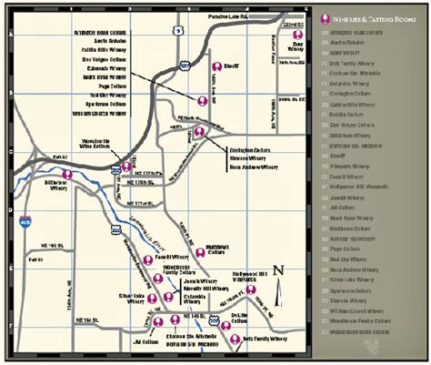 Woodinville Wine Country Map - Woodinville WA • mappery