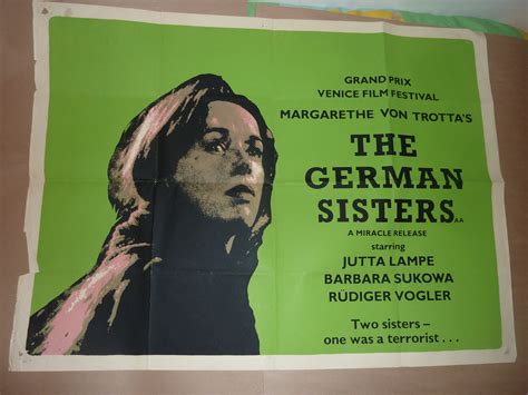 an old movie poster for the german sisters