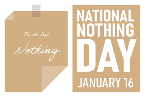 National Nothing Day background. 16135877 Vector Art at Vecteezy