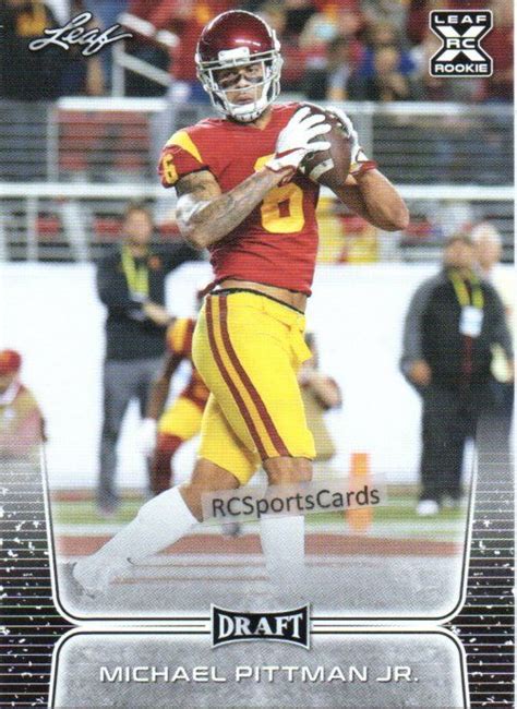 2020 Michael Pittman Jr, USC, 1 Leaf #49 | Trojans football, Usc ...