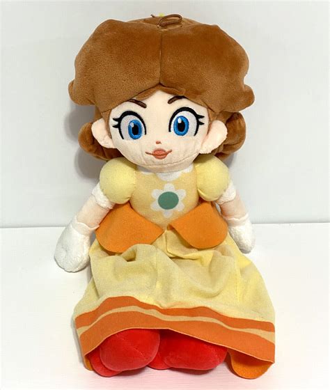 Super Mario Bros Princess Daisy Plush Doll Stuffed Animal Toy 18" By ...