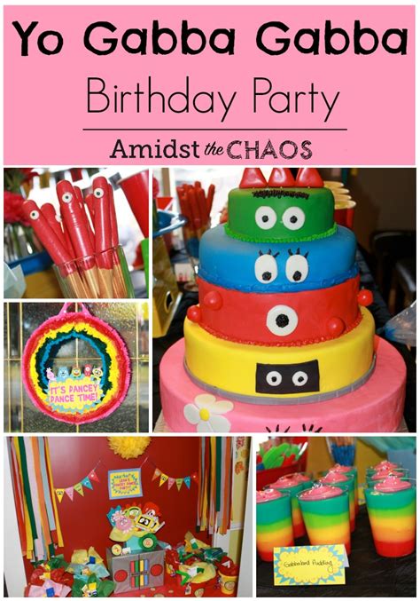 Yo Gabba Gabba Birthday Party - Amidst the Chaos