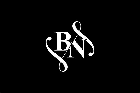 BN Monogram Logo Design V6 Graphic by Greenlines Studios · Creative Fabrica