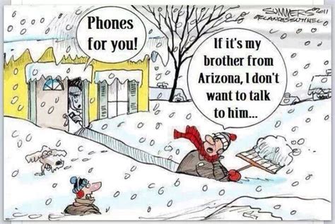 Arizona Warm Weather | Christmas quotes funny, Funny cartoons, Winter humor