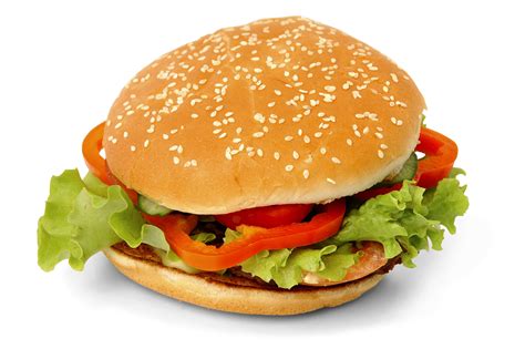 Burger with lettuce and tomato, food, burgers, burger, white background HD wallpaper | Wallpaper ...