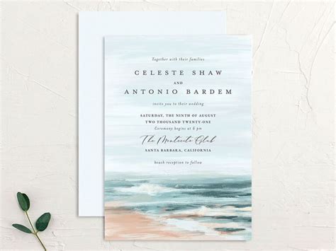 20 Best Beach Wedding Invitations to Shop for Right Now