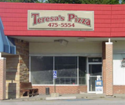 Menu of Teresa's Pizza, Maple Heights, Cleveland