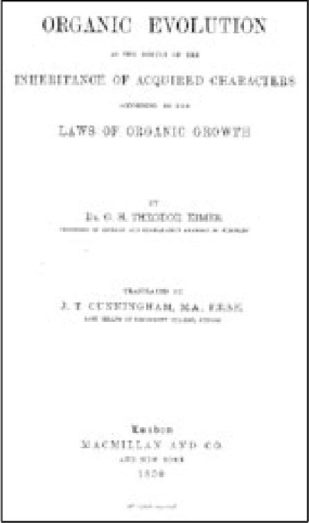 Figure 1 from The Rise and Fall of the Orthogenesis Non-Darwinian Theory of Evolution | Semantic ...