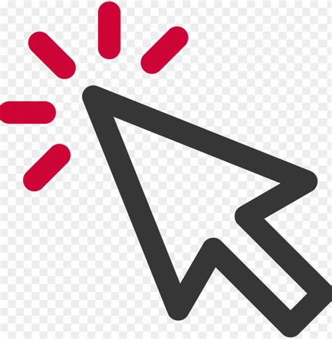 Free download | HD PNG cursor icon red mouse click ico PNG transparent ...