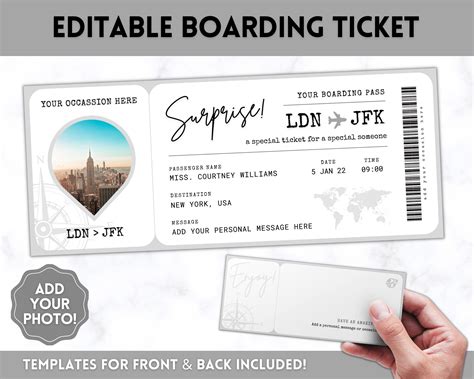 Boarding Pass Template