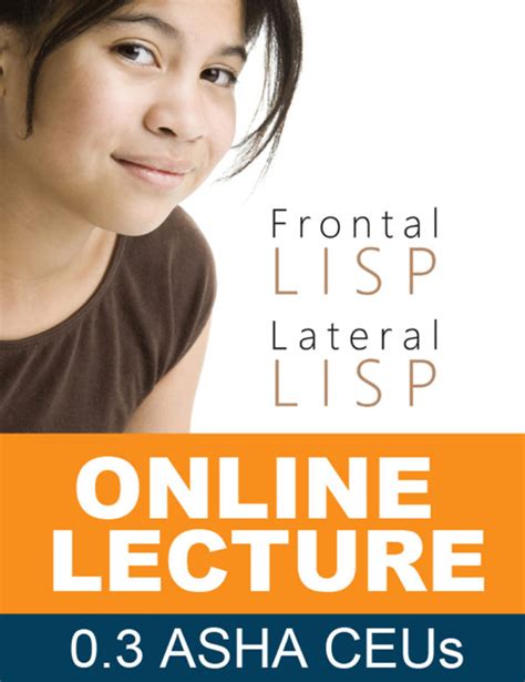 Frontal Lisp, Lateral Lisp - Online Lecture - Marshalla Speech & Language