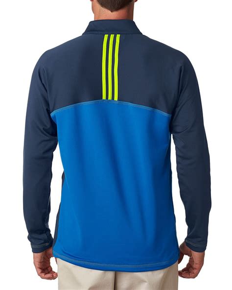 Size Chart for Adidas Golf A276 Adidas Men’s ClimaWarm 3-Stripes Color Block 1/4-Zip Training Top