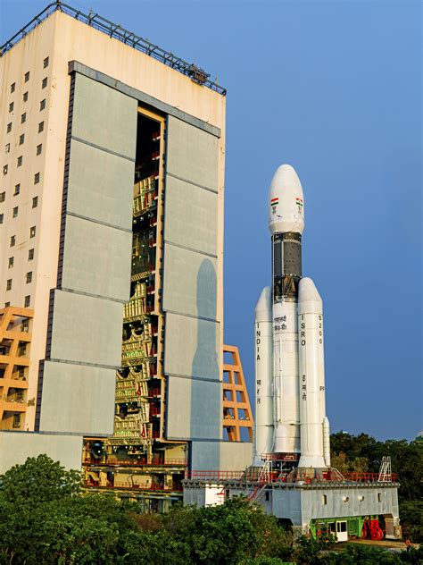 In photos: Isro’s GSLV Mark-III and its communication satellite before launch