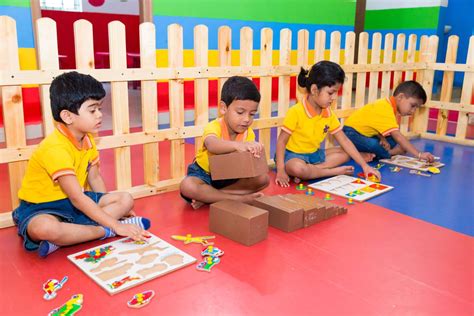 The Best playschools in Hyderabad aim to make children future-ready, children use a combinatio ...