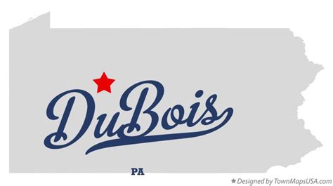 Map of DuBois, PA, Pennsylvania