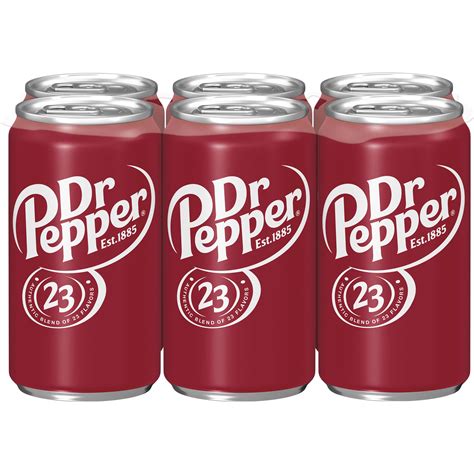 Dr Pepper Soda 7.5 oz Cans - Shop Soda at H-E-B