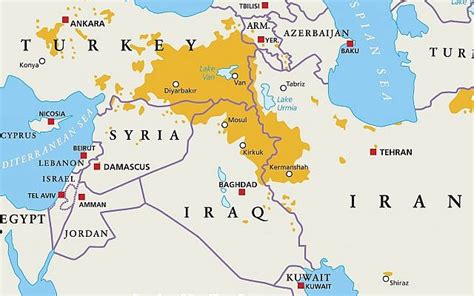 Iran Turkey Border Map