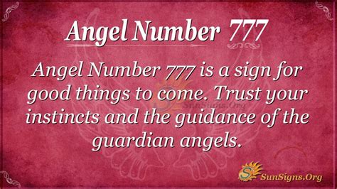 Angel Number 777 Meaning - How Spiritual Are You? - SunSigns.Org