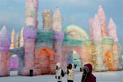 Ice festival illuminates China | New York Post