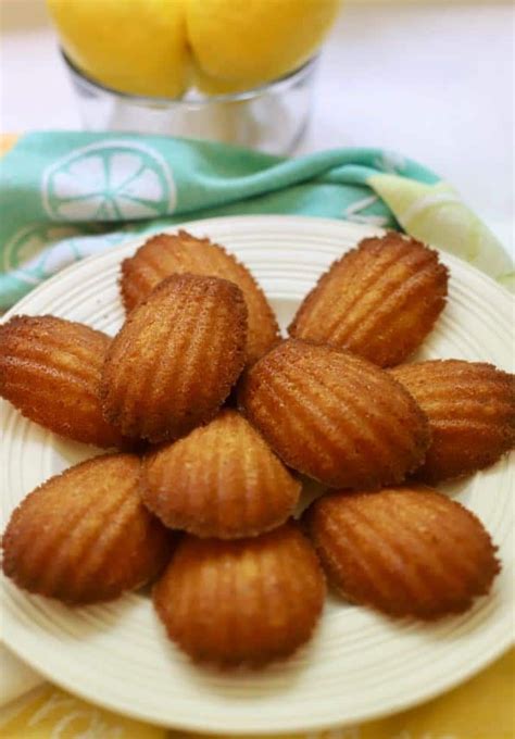 Easy Lemon Madeleine Cakes | gritsandpinecones.com | Recipe | Madeleine cake, Homemade recipes ...