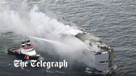 Electric car linked to deadly fire on cargo ship in North Sea