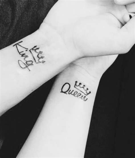 35 Mind-Blowing King and Queen Tattoo Design With Meaning