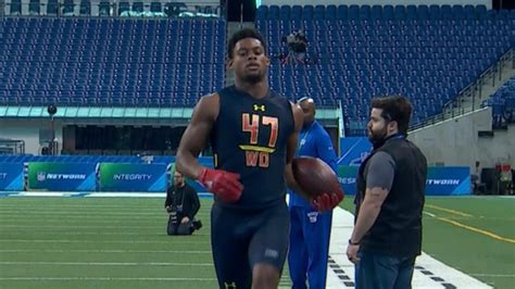 JuJu Smith-Schuster 2017 NFL Combine Highlights