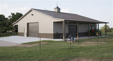 This garage was built for Don of Brenham, TX Special Features: Morton's Hi-Rib Steel Cupola ...