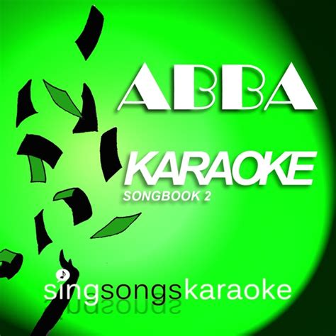 The Abba Karaoke Songbook 2 Album Cover by Singsongs Karaoke