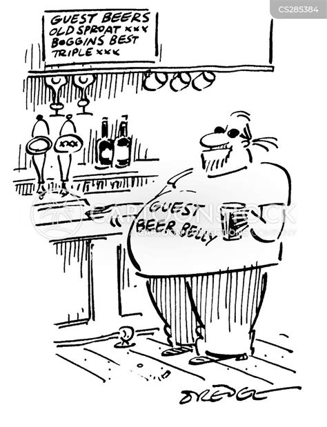 Fat Beer Belly Cartoon