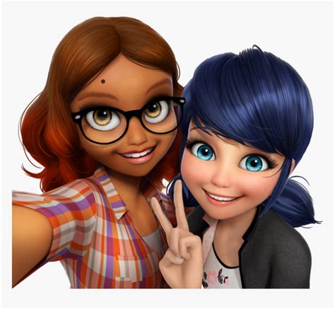 Miraculous Ladybug Marinette Y Alya, HD Png Download , Transparent Png ...