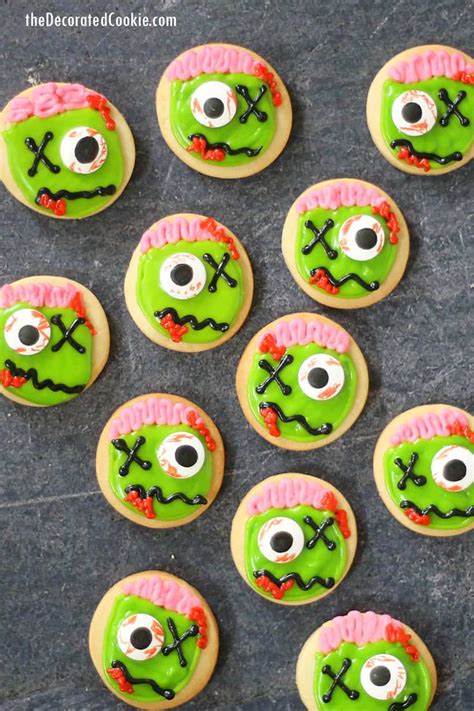 ZOMBIE COOKIES: Fun Halloween party treat with video how-tos.