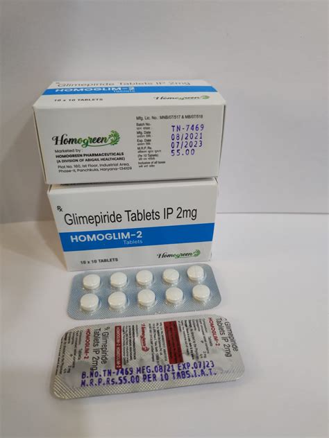 Glimepiride Tablets Manufacturer / Supplier and PCD Pharma Franchise