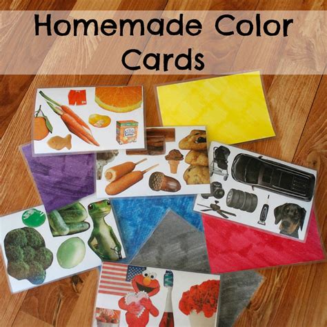 Homemade Color Cards - ResearchParent.com