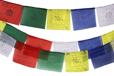 Tibetan Prayer Flags Handmade In Nepal Windhorse Mixed Deity Flag ...