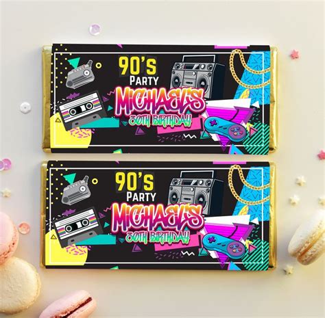 90s Printable Candy Bar Wrapper 1.55 Oz PRINTABLE Throwback - Etsy ...