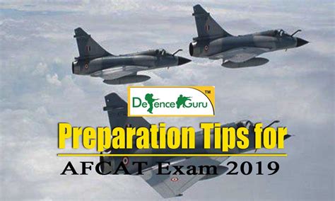 Preparation Tips for AFCAT Exam 2019