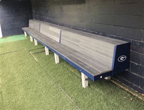 Dugout Benches: Elite Dugout Bench - Beacon Athletics