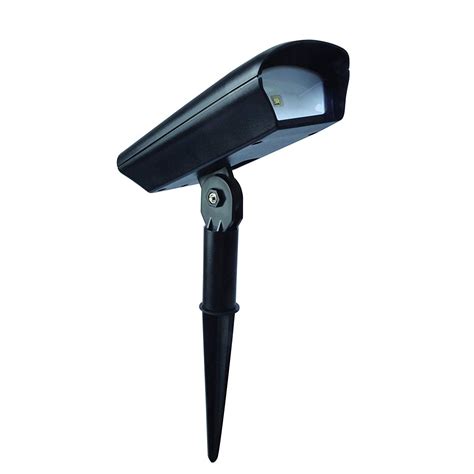 Moonrays 20 Lumen Solar Powered Garden Landscape Pathway Spotlight ...