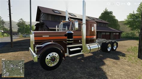 1974 KENWORTH W900A FLAT TOP V1.0 - FS19 mod - FS19.net