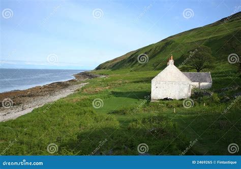 Isolated Cottage Scotland Royalty Free Stock Photo - Image: 2469265