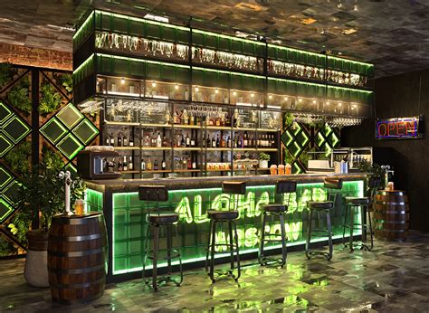 ALOHA BAR (MOSCOW) on Behance