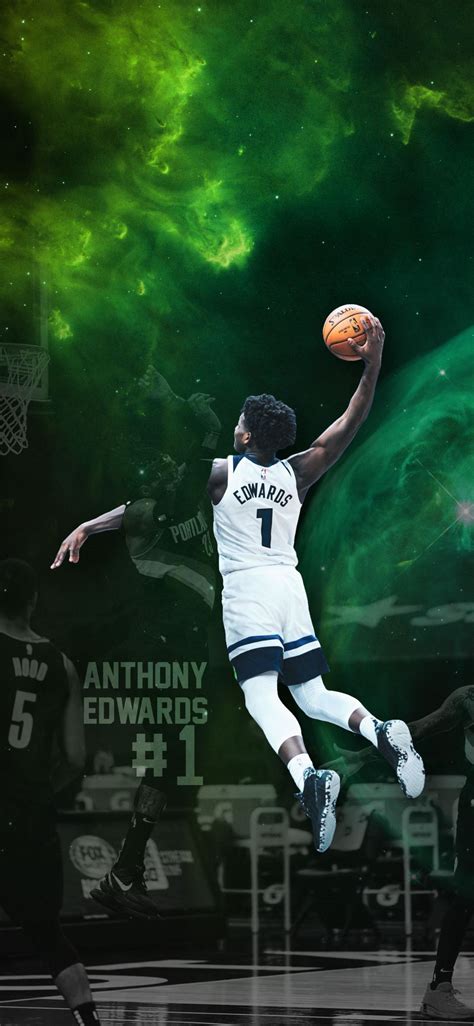 Anthony Edwards Minnesota Timberwolves Background | Anthony edwards ...