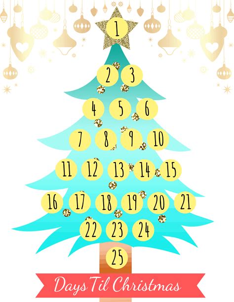 Christmas Countdown Printable