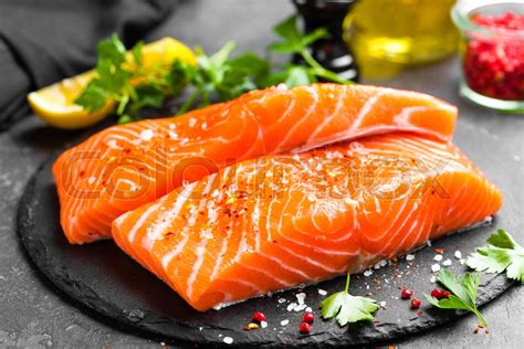 Salmon. Fresh salmon fish. Raw salmon ... | Stock image | Colourbox