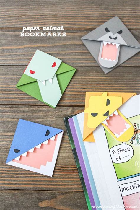 Paper Animal Bookmarks | Cricut Scoring Wheel - Create Craft Love